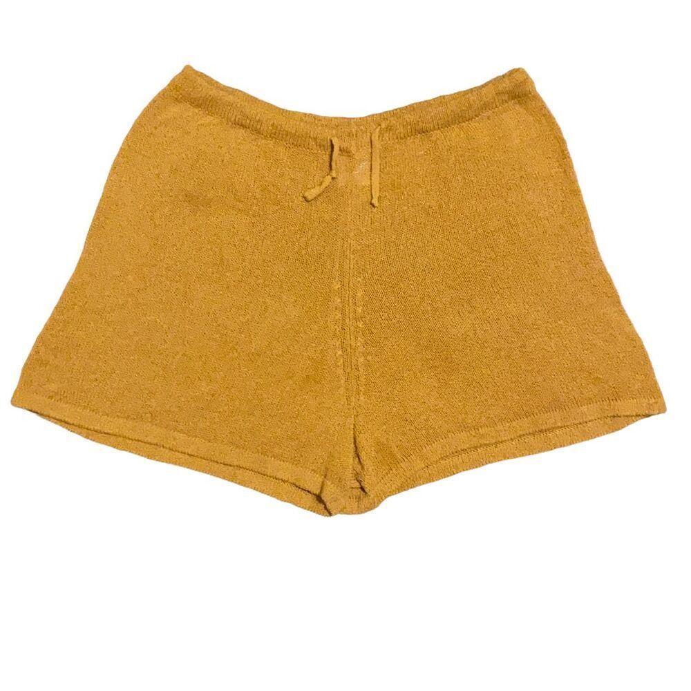 Knit Khaki Shorts